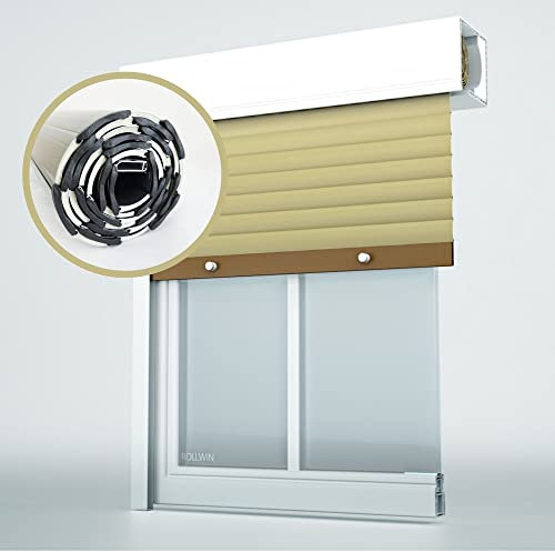 Rollwin Rollladen BEIGE - ALU Rolladen nach Maß - Mini & Maxi Aluminium Lamellen ausgeschäumt ALU Rollo aus Deutscher Produktion SELBST KONFIGURIEREN »»