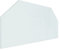 vidaXL Kaminofen Glasplatte Kaminplatte Kaminglas Ofenglas Bodenplatte Funkenschutzplatte Glasbodenplatte Kaminbodenplatte Sechseck 100x50cm