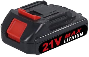 LYXFLHAN Batterie au lithium 21 V 18 V de rechange pour batterie à charge rapide 4,0 Ah avec puce intelligente, compatible avec perceuses/scies sans fil (double tension et protection contre les