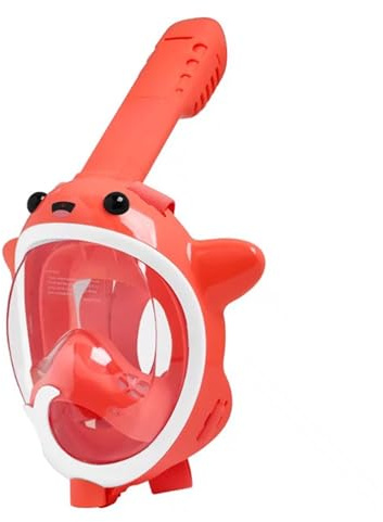 Haodream Masque de snorkeling intégral pour enfants, avec vue panoramique à 180 degrés, anti-buée, anti-fuite, Dry Tops, masque de plongée pour enfants