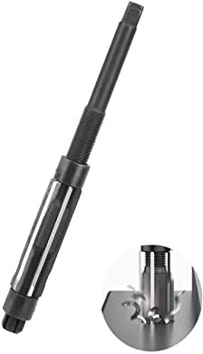 Herramienta de escariado, escariador cilíndrico, escariador ajustable 9CRSI H8 escariador de mano herramienta de corte de orificios de metal con 4 ranuras de viruta para taladradora(13,75-15,25)