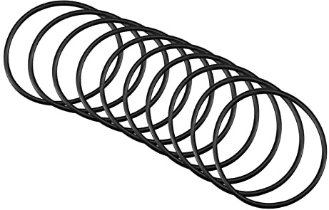 QUARKZMAN 26mm x 23mm x 1,5mm Nitrile Caoutchouc Joints toriques x 10 Pièces Rondes Joint Rondelle pour Robinet Plomberie Réparation Étanchéité Connexion [Noir]