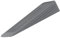 AFFIXERS Pack of 1 Door Stoppers for Floor Anti-Skid, Durable, and Heavy Duty Rubber Door Stops | Ideal for All Types of Surfaces |Grey Door Wedges Indoors