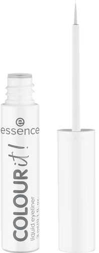 Essence Cosmetics Colour It Eyeliner Liquido, Lunga Durata, Ultra Pigmentato, Asciugatura Rapida, Colore Intenso, Opaca, 3 ml