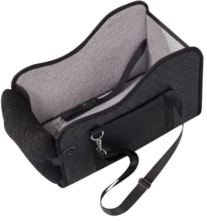 Siège Auto pour Petit Chien - Siège Voiture pour Chien Jusqu'à 6kg - Coussins Rehausseurs Pliable Et Portable pour Voyage Pique-Nique Déplacements