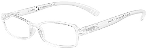 UrbanSky Lesebrille „HangOn“ - schmale und dezente Brille mit langen Bügeln zum umhängen - entspiegelte und gehärte Gläser - für Damen und Herren