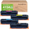 swiss toner Kompatibel für 415A 415X Toner (Mit Chip) für HP 415A Toner für MFP M479fdw Toner HP Color Laserjet Pro MFP M479fnw Toner M479fdw M479dw M479fnw M479fdn M454dw M454dn 4er-Pack