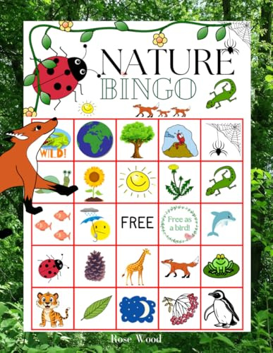Nature Bingo: 20 Unique Boards