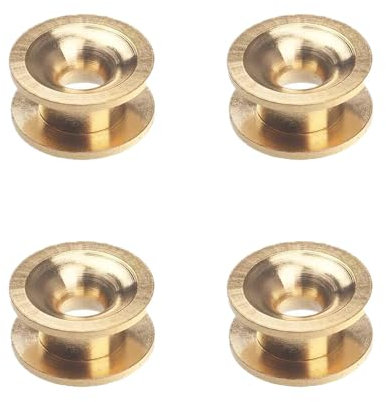 TopHomer 4 Stück Trimmerkopf Ösen, Rasentrimmer Kopf Öse Hülsen Ersatz, Unkrautfresser Kopf, Universal Teile für Gartengeräte (Kupfer)