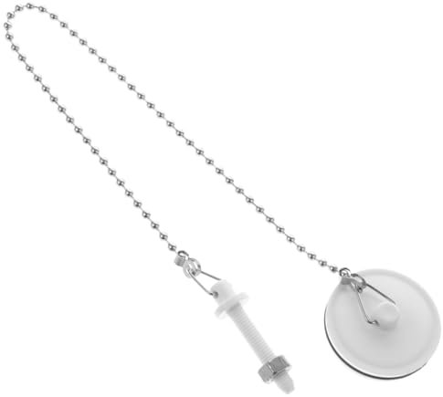 PHENOFICE Tapón De Lavabo Inoxidable y Fácil De Quitar y Reemplazar con Cadena para Bañera