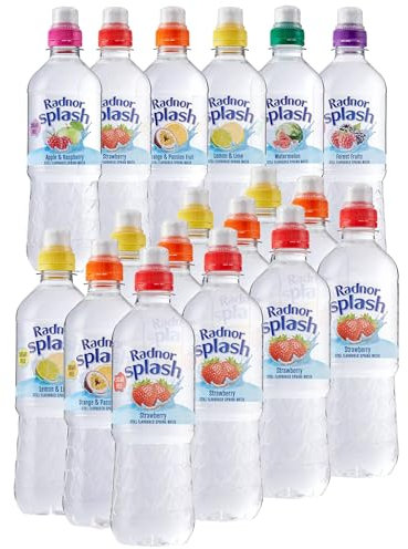 Radnor Splash Flavoured Water Choose Your Own Custom 12 Pack - Any 3 Choices, 4 of Each - 12 Total
