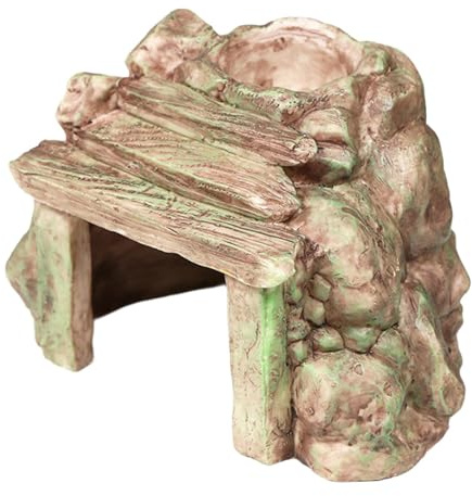Stgfyxgs Cachette pour Reptiles, Ornement D'aquarium Unique pour Tortues