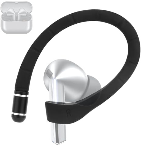 Sinbana Ganchos para la Oreja Compatibles con Samsung Galaxy Buds 3 Pro y Galaxy Buds 3, Antideslizantes Ganchos para Auriculares con Cordón for Accesorios Deportivos y Fitness