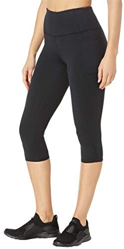 Skechers Women's Gowalk High Waisted Capri Leggings, Black, M UK