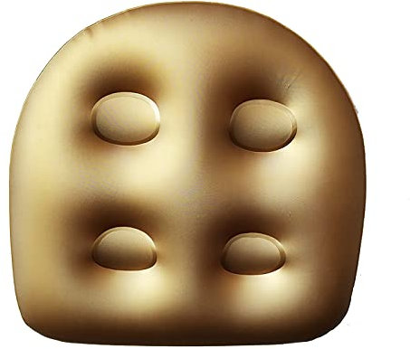 1 paquete de asiento elevador de spa y bañera de hidromasaje, cojín de masaje de bañera inflable, alfombrilla de masaje de relajación con ventosas, almohadilla de spa de apoyo de espalda suave para