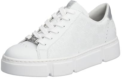 Rieker Damen N5904 Sneaker, Weiß, 39 EU
