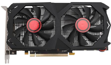 VBESTLIFE RX580 8 GB GDDR5 256-Bit-Grafikkarte, Dual-Lüfter, Effizient Leise, PCI-Express-Gaming-Grafikkarte, für Computer