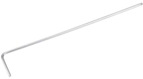 TOP-VIGOR 1.5mm Ball End Hex Key Wrench, L Shaped Long Arm Allen Key for Household DIY, Professional Machine Repairing, CR-V