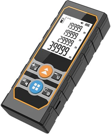 Telémetro Láser Verde, Potente Medidor De Distancia Láser, Medición De Ángulo Pitagórico, Medidor De Distancia Digital Portátil Con Pantalla LCD De 4 Líneas,50M