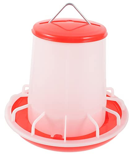 Gatuida Geflügelfutterspender Aus Kunststoff Automatischer Kükenfutterspender Langlebiger Futterspender Für Hühner Enten Gänse Zum Aufhängen Am Käfig