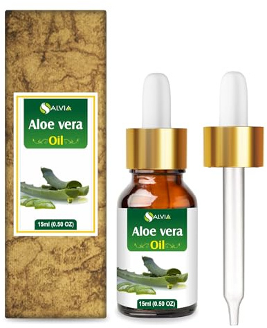 Salvia Aloe Vera (Aloe Barbadensis) Pure Natural Oil (15 ml with Dropper)