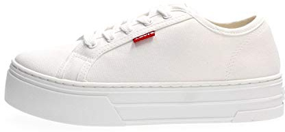 Levi's Tijuana women Trainers, White (B White 50), 7 UK (40 EU)
