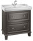 Roca,Carmen,Unik (mueble base con dos cajones y lavabo),Gris oscuro mate,800mm x 500mm x 875mm,A851369417