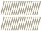 36 Piece Universal M4 Door Handle Fixing Screws,For Door Handle Roses Knobs And Nickel Plated Connection Screws For Door Cabinet Drawers