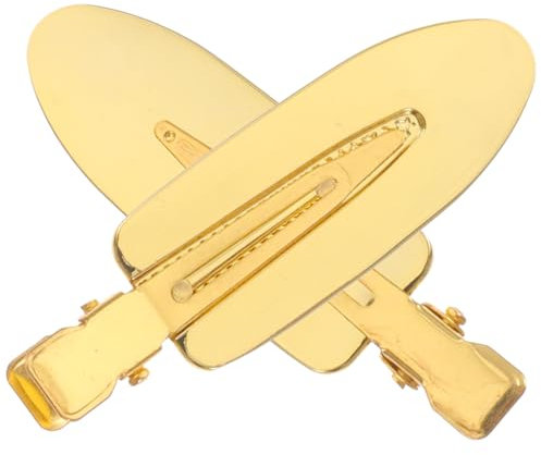 Beatifufu Pinces à Frange Métal Sans Trace Épingles à Cheveux Pratiques Pour Coiffure Style Bobby Doré