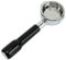 Kaffee Siebträger, 58 Mm, E61, Einlagiger Filter, Bodenloser Hand Siebträger, Abnehmbares Kaffeemaschinen Ersatzteil aus Aluminiumlegierung mit Edelstahl Filterkorb (BLACK)