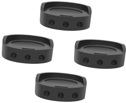 RORPOIR 4piezas Almohadillas Elevadoras Antideslizantes Para Muebles Para Refrigerador y Lavadora Protección Antivibración y Ruido Base De Goma Resistente y Duradera