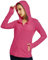 WILLIT Giacca sportiva da donna, a maniche lunghe, protezione solare, con cappuccio, protezione UV, UPF 50, leggera, yoga, fitness, sport, escursionismo, con tasche, Rosa., L