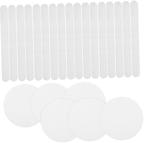 HEATSHAKING 30pcs Non Slip Shower Bathtub Stickers Slip Shower Stickers Easy Peel Stick Safety