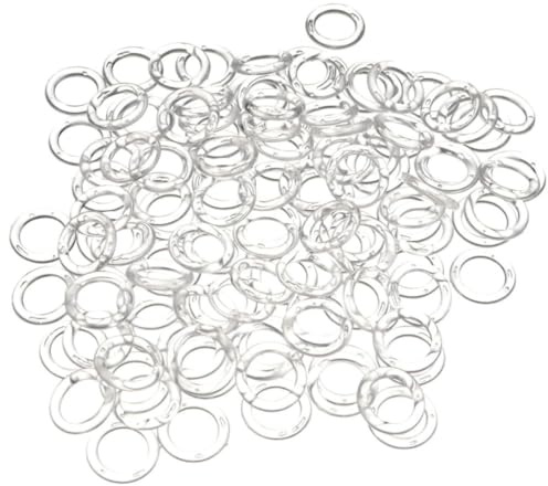 MINAOLULUS 200 St Plastgardinringar Perforerade Gardintillbehör Smidiga Romerska Gardinringar För Hem och Hotell Användning