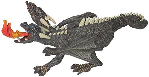 Papo- Dragon de Cendre Le Monde Fantastique Figurine, 36020, Multicolore