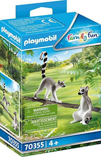 Playmobil 70355 Family Fun Lemurs, Fun Imaginative Role-Play, PlaySets Suitable for Children Ages 4+