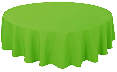 Qualitäts Tischdecke Textil Rund 140 cm, Farbe wählbar Grün
