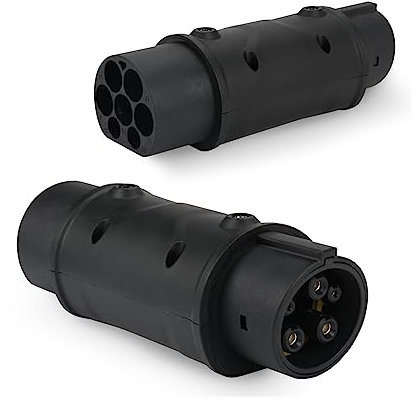 Opaltool Câble de Charge électrique Type 2 vers Type 1 EV, Adaptateur de Chargeur de Voiture IEC 62196 à SAE J1772 pour Véhicules électriques