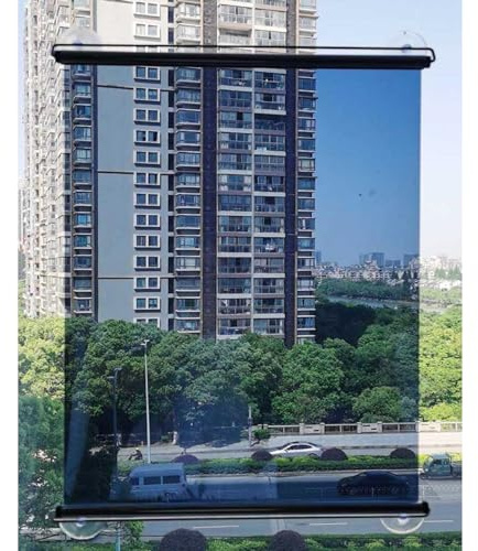 Estor Enrollable con Ventosa,Persiana Enrollable Opaca,Persiana Enrollable con Resorte,Protección Solar y Persianas Aislantes,Parasol Retráctil,Pantalla de Privacidad,para Puertas y Ventanas