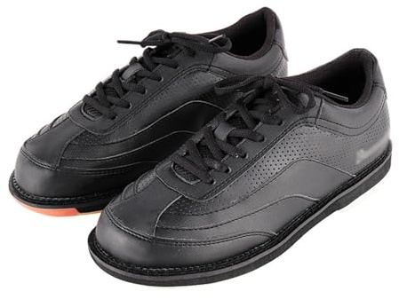 Blissbuilt Chaussures de Bowling pour Femme,Chaussures De Bowling pour Hommes,Respirantes Confortables Antidérapantes,Chaussures de Bowling en Salle,pour Homme,Femme et Adulte,Noir,Tailles 34-46