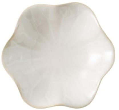 UxicRuya Coupelle à Bijoux Repose-cuillère Bol à Clés Plat à Babioles Porte-Anneaux Multifonctionnelle en Céramique Adaptée Au Rangement sur Une Commode et Un, Blanc