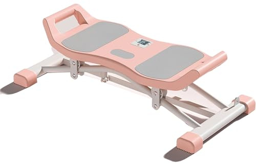 New Upgrade Swing Stepper for Full Body Shaping Multiple Training Modes Smooth Sliding Smart Data Display Efficient Fat Burning Fitness Equipment (pink)