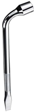 NiuLumea Llave de tuerca de rueda resistente, 17 mm, 19 mm, 21 mm, llave de vaso de acero inoxidable 45# con mango extensible, herramienta de coche, uso profesional