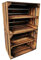 Alte geflammte Obstkisten/Holzkisten in vielen Variationen -Ideal zum Möbelbau oder zur Aufbewahrung- Sehr massiv und stabil verarbeitet (2er Set Boden Lang)