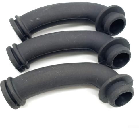 Packung mit drei Ersatz-Staubsaugerschläuchen für schwarze Werkzeuge, Modellkompatibilität aufgeführt