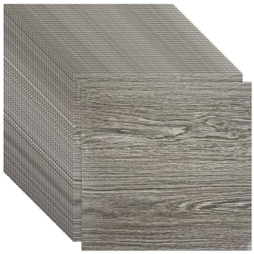 APACALI 40 Stück PVC Bodenbelag Selbstklebend, 30cm x 30cm Vinylboden Rutschfest, Wasserfest, Vinyl Laminat Rutschfeste Dekor-Dielen für Schlafzimmer Küche Wohnzimmer, 1 m² / 11 Fliesen
