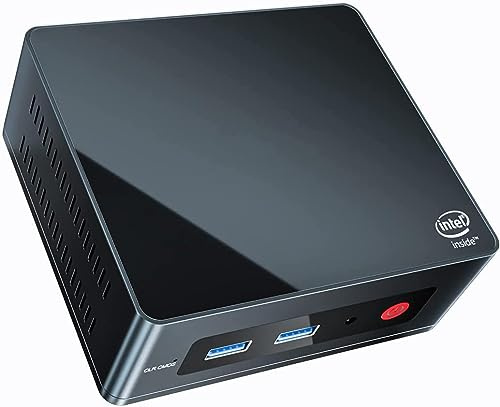 Beelink GK Mini PC con Windows 11 Pro, Quad Core J5005, 2x HDMI Ultra HD 4K, RAM 8GB DDR4, SSD M.2 128GB, ranura SATA3 2.5 para HDD/SSD adicional, Wi-Fi 5AC, Gigabit Ethernet