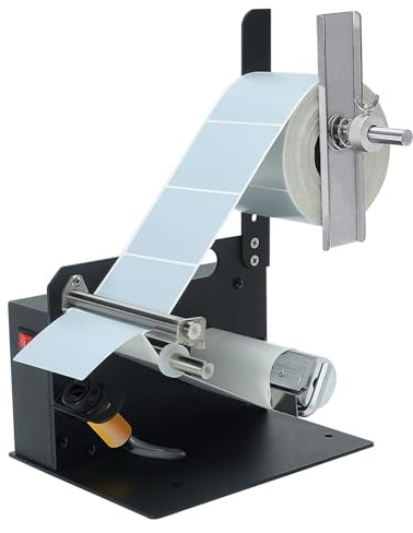 JCKJWL Máquina de Etiquetas Industrial Dispensador automático de Etiquetas eléctrico económico Impresora de Etiquetas Dispensador Compatibilidad versátil(162MM)