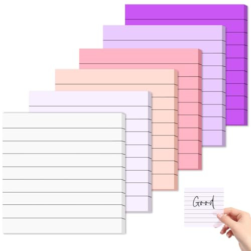 LuminaryLair 300 Feuilles Notes Autocollantes Transparentes 7,5x7,5 cm