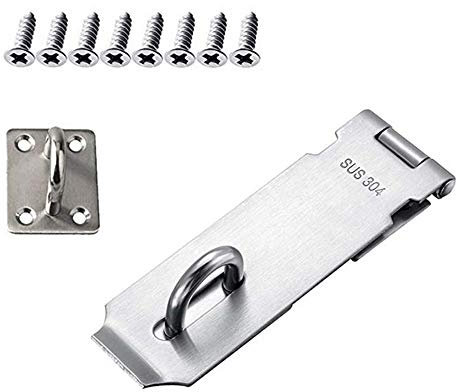 Sicherheits Überfalle Schloss Vorrichtung/Sicherheits-Vorrichtung für Vorhängeschloss/Türbeschlag Für Vorhängeschloss/SUS 304 Edelstahl 4 inch - MUXItrade